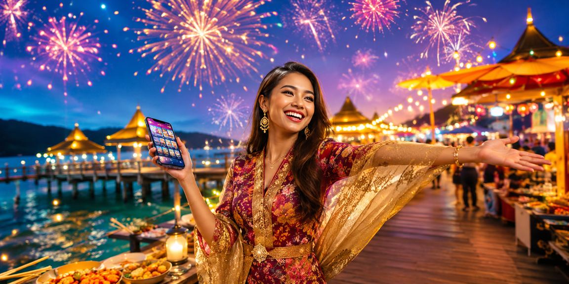 Pengguna x1bet menggunakan telefon pintar untuk pertaruhan bola sepak di Terengganu
